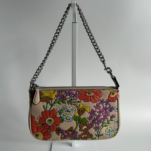 Coach Handbags - Coach Nolita 19 Shoulder Bag Floral Print Leather CR365